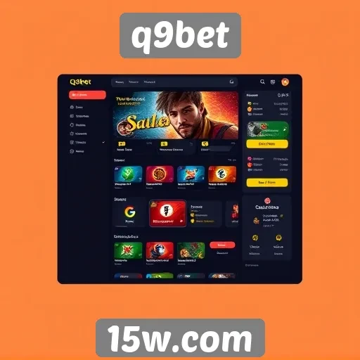 Interface do usuário do site q9bet é intuitiva